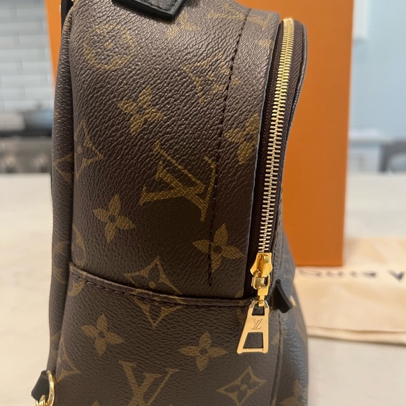 Authentic Louis Vuitton Palm Springs Mini Monogram Backpack TX4270 - Picture 5 of 13